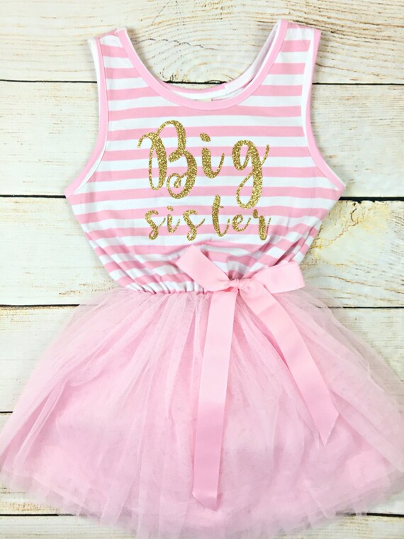 Big Sister Tutu Dress // Custom Sister Dress Custom Birthday