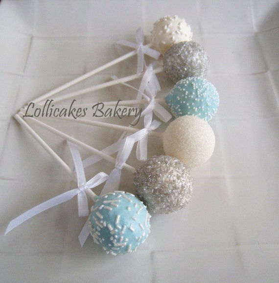 Cake Pops: Birthday Party Favors Made to Order with High Quality Ingredients 1 Dozen Cake Pops Il_570xn