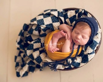 Knit bonnet , Simple knit bonnet