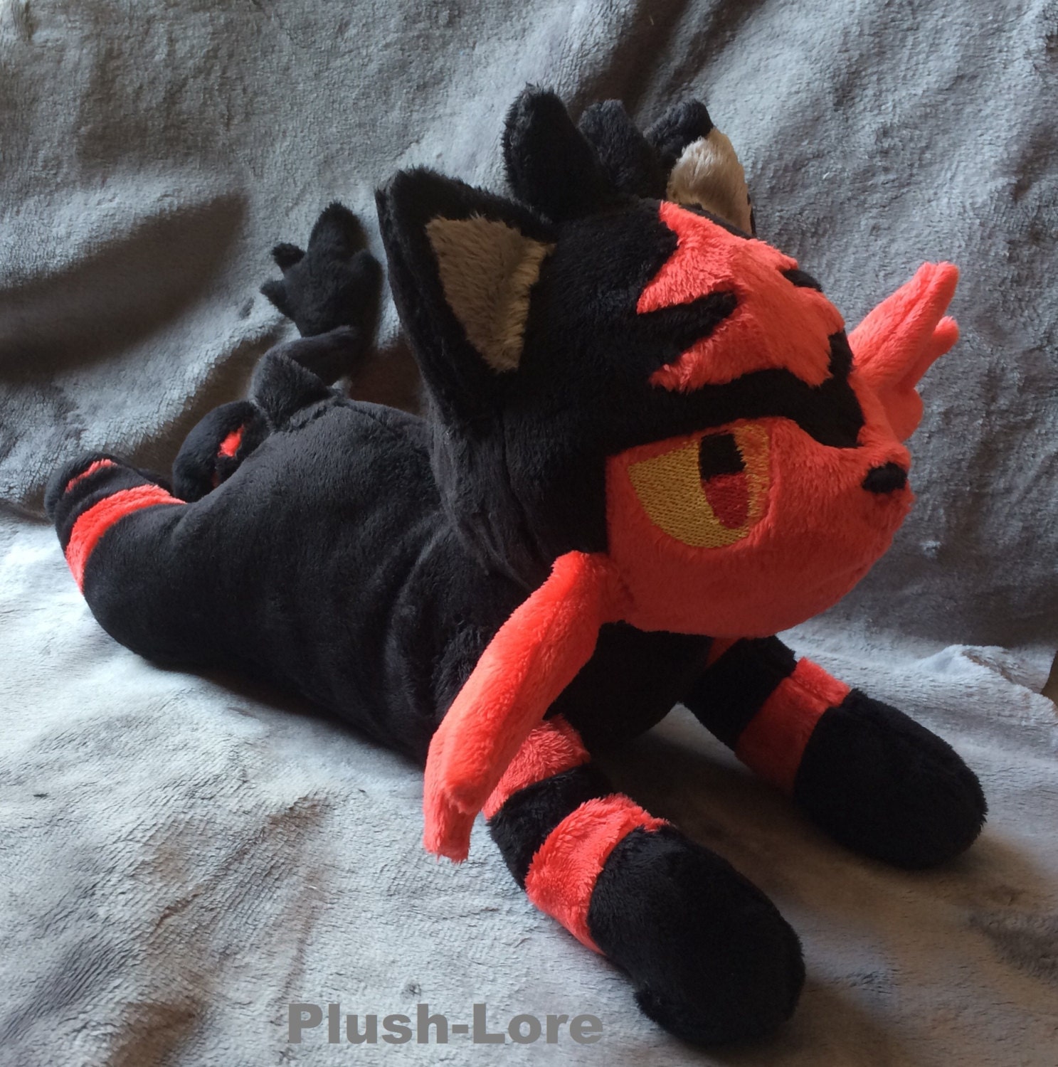 sleeping litten plush