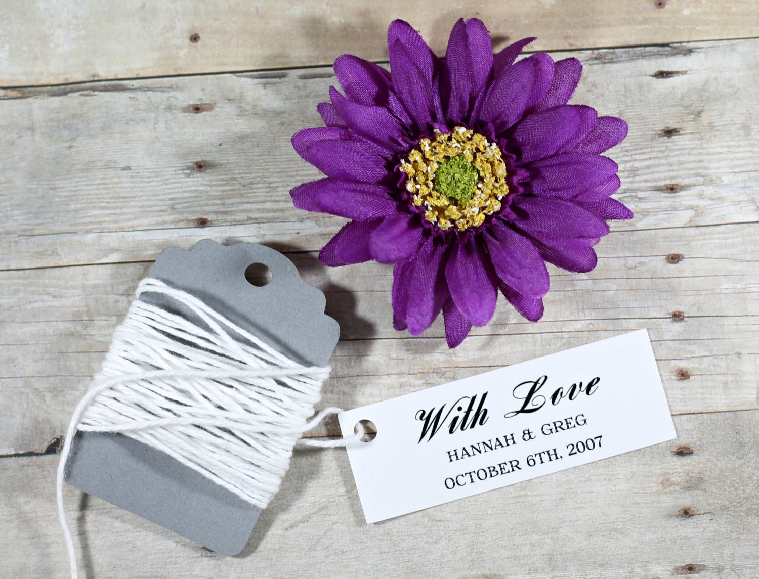 White Wedding Gift Tags set of 20 Personalized Wedding Favor