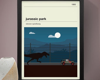Jurassic Park Movie Poster - Movie Poster, Movie Print, Film Poster, Film Poster