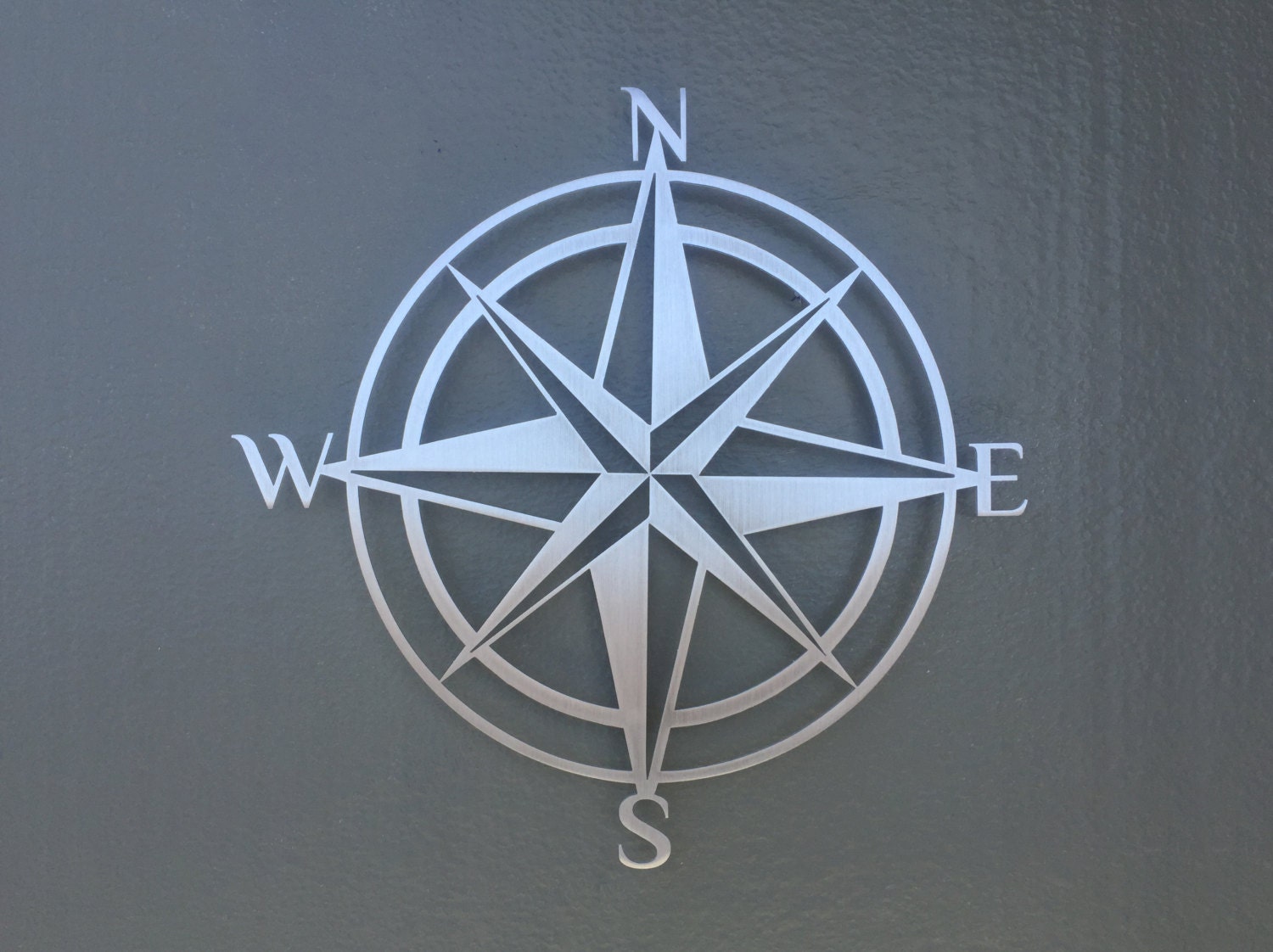 Compass Metal Wall Art Abstract Wall Decor Compass Metal