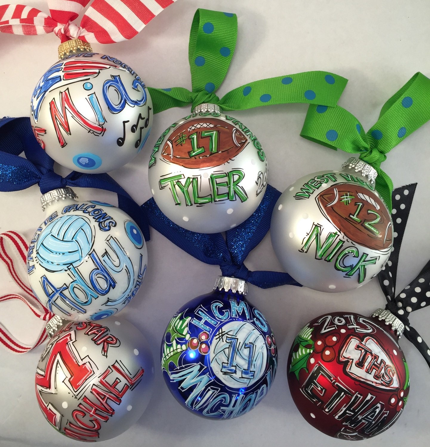 sports ornament personalized hand painted team ornaments sports ornament personalized hand painted team ornaments