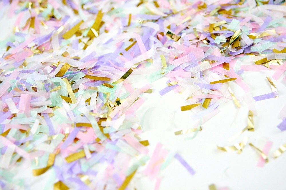 Unicorn Confetti Pastel Confetti Unicorn Party Confetti