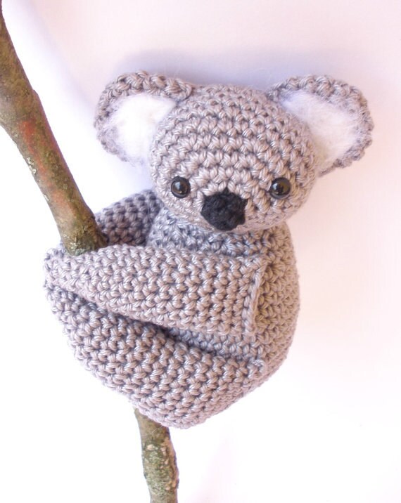 Koala stuffed animal Koala plush Crochet Koala Amigurumi