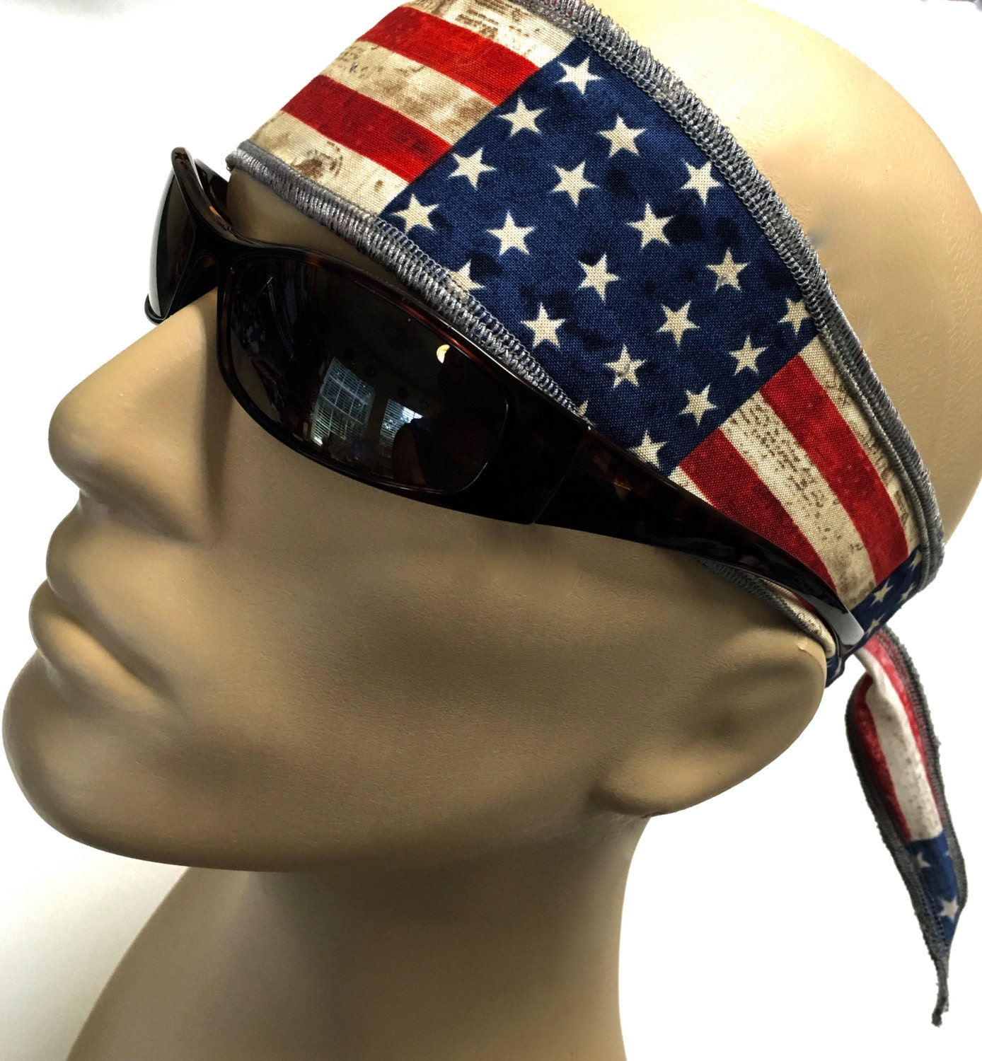 BANDANA 4th Headband 4th july American flag Motorcycle