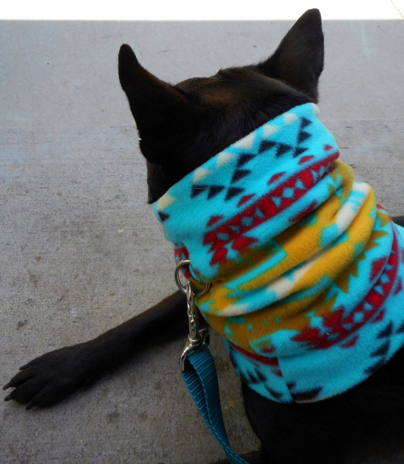SW dog neckwarmer snood neck warmer gaiter scarf by bellaTAZ