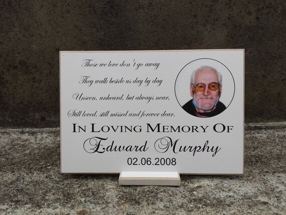 Personalised In Loving Memory Sign Wooden PlaqueHome Decor