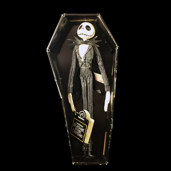 jack skellington doll in coffin