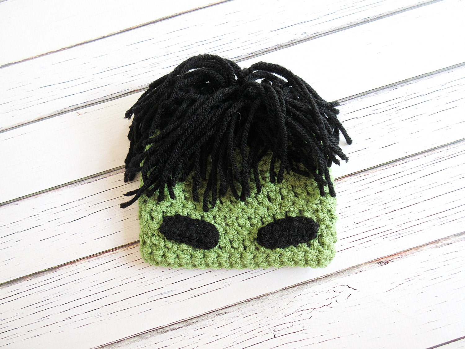 The Incredible Hulk Crochet Hat Superhero Costume