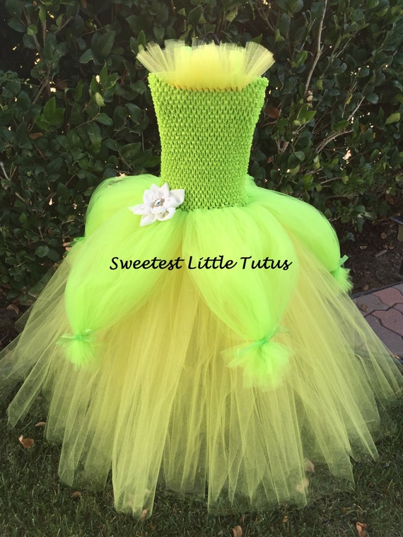 Frog Princess Tutu Dress/ Princess Tiana Tutu Dress/ Tiana