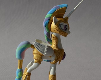 Princess Celestia in armor