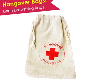 Hangover Kit Bag- Bachelorette Hangover Kit Bags- Bachelorette Party Bags- Bachelorette Party Favors- READY TO SHIP- Hangover Recovery Kit