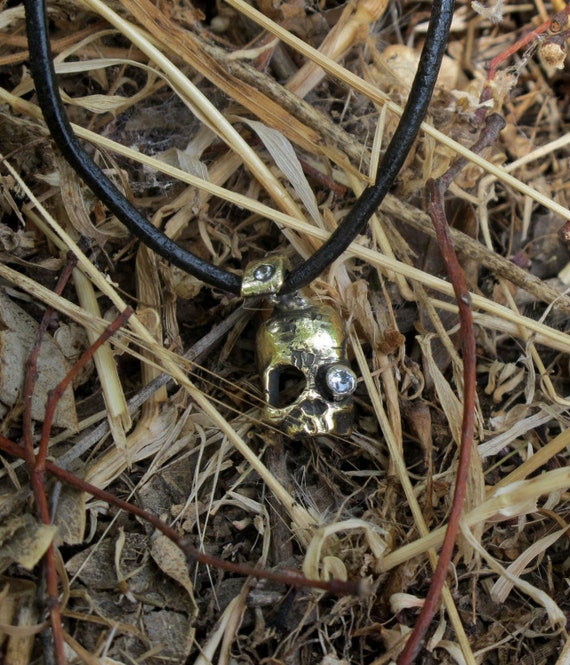 pendant Funky skull mix metal Steampunk by AnikaShtern steampunk buy now online