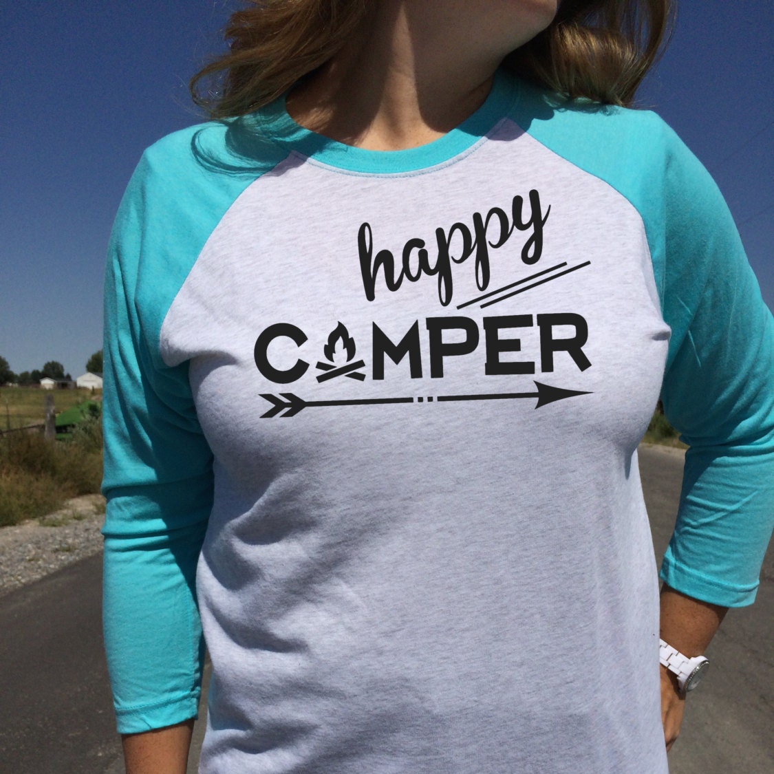 Happy Camper Shirt Happy Camper tshirt Happy Camper print