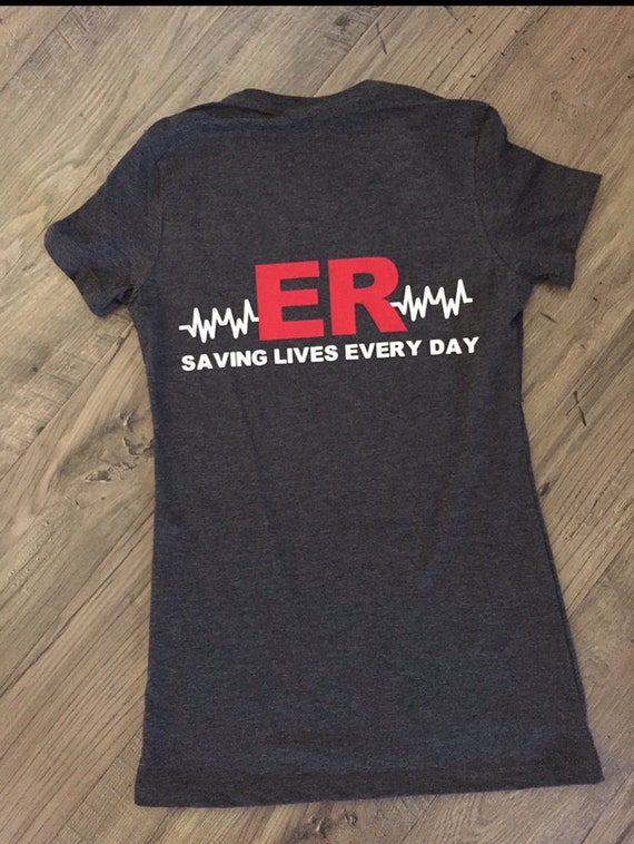 Items similar to ER Tank. Saving lives Every Day. Nurses Shirt. Doctor