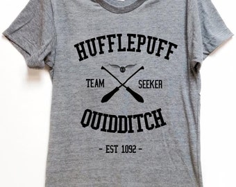 FOR WIZARDS shirt "Hufflepuff Quidditch" for potter hogwart voldemort fans comfortable affordable artsy tee for birthday gift christmas