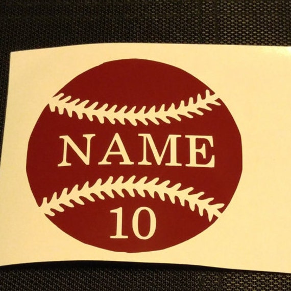 Baseball Softball Tball coach Decal permanent vinyl by CandiGifts