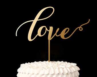 Love Cake Topper