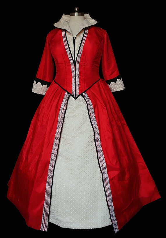 queen of hearts ball gown