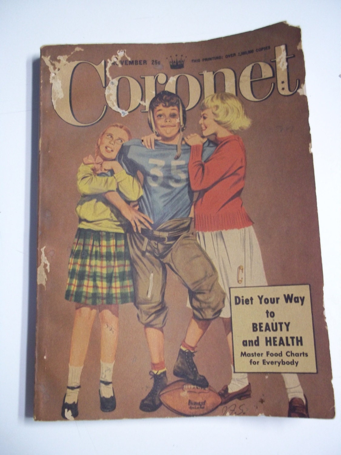 CORONET MAGAZINES 1950 - 1956 LOT OF 39 CORONET MAGAZINES 1950 - 1956 LOT OF 39