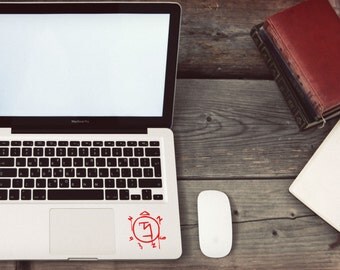 Supernatural Inspired Decal Sticker, Angel Banishing Sticker, SPN Laptop Sticker, SPN Decal, MacBook Decal, Window Sticker, Gift For SPN Fan