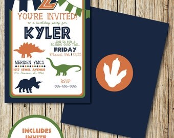 Dinosaur Invitation - Dinosaur Birthday Invitation - Dinosaur Birthday Party - Dinosaur Birthday Party - Dinosaur Decorations - Printable