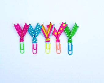 desk accessories, daily planner bookmark, paper clips, office desk clips, friend gift, cute planner, happy planner,