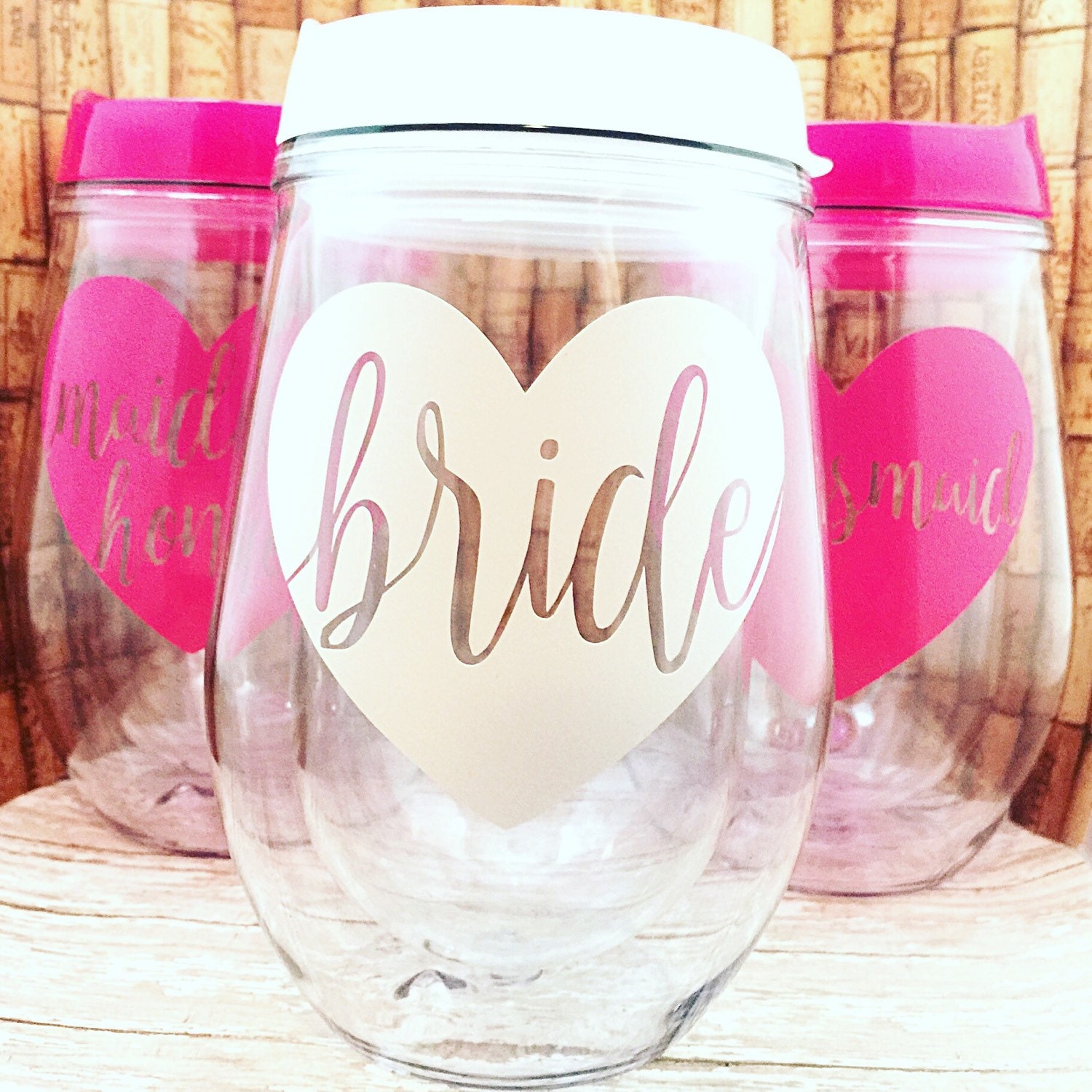 Bachelorette Party Favors Bride Tribe Wine Glass Wine