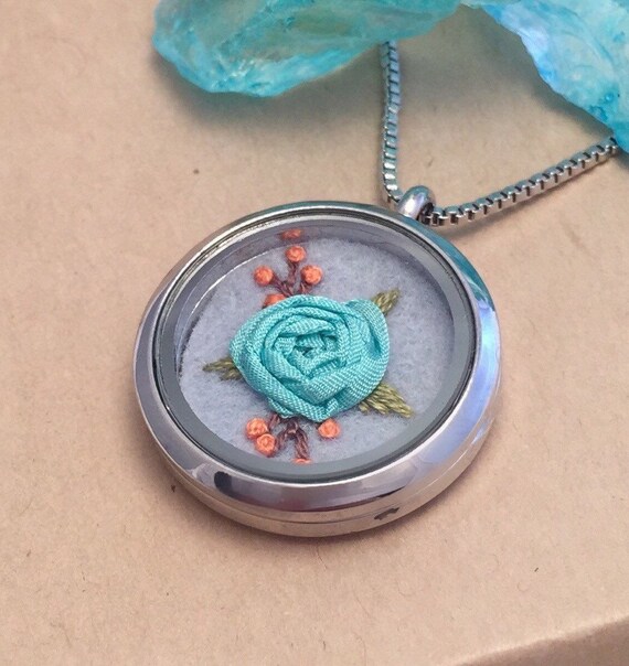 Gifts for Women Embroidered Necklace Embroidery Jewelry