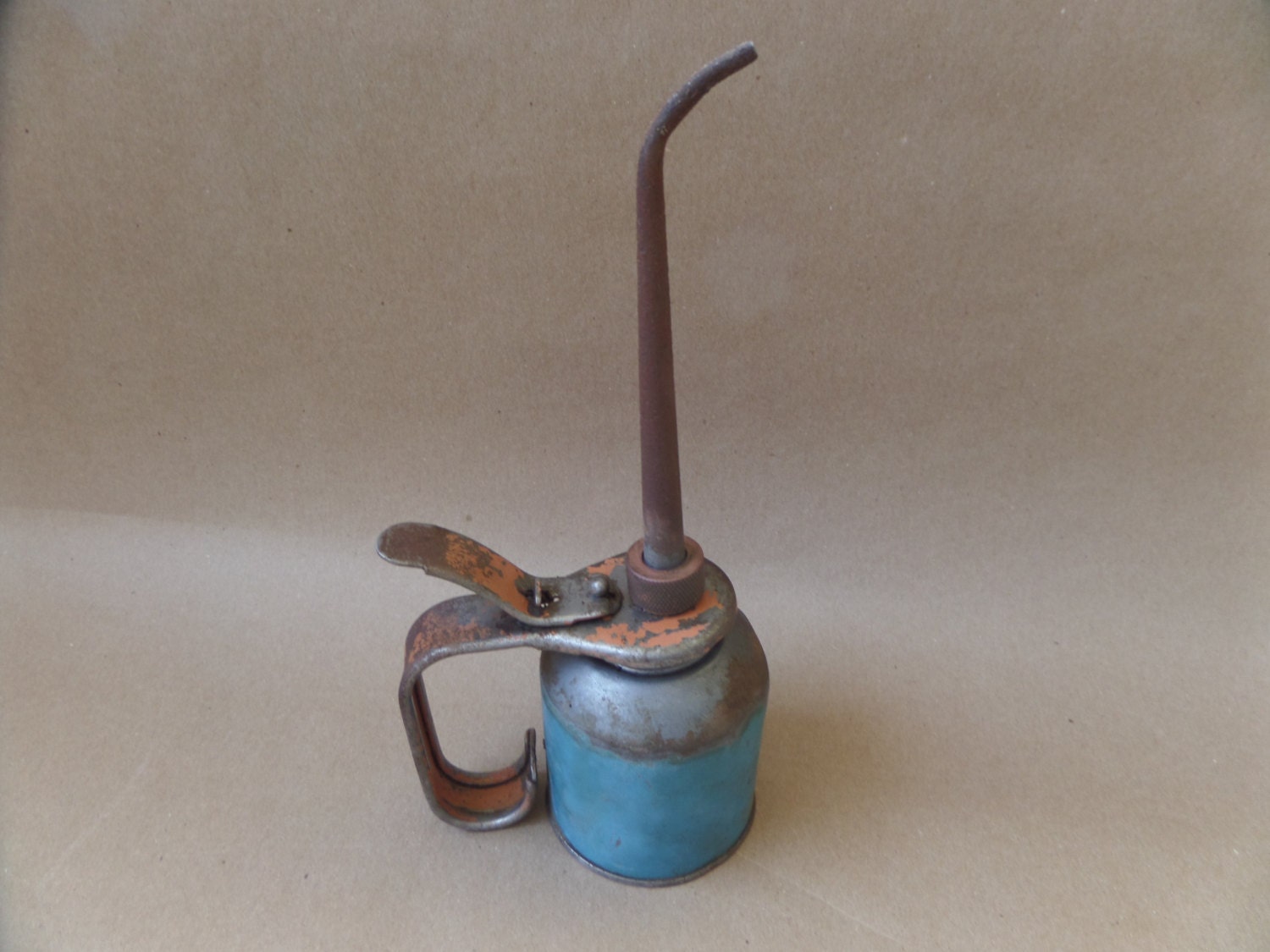 Oil Can Vintage Oil Can Metal Oil Can Pump Oiler Pump Oil