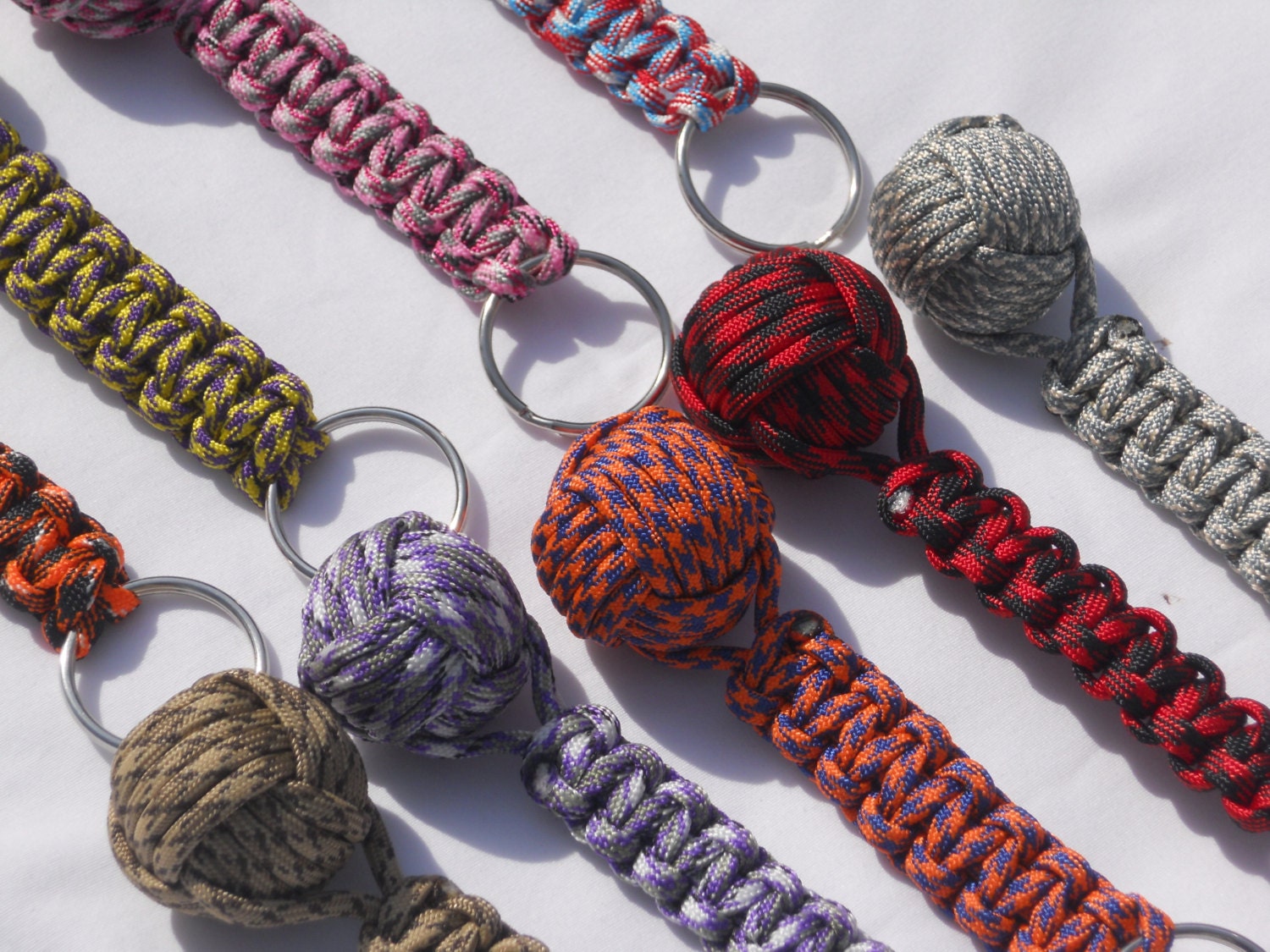 Paracord Monkey Fist Keychain