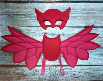 Owlette PJ Masks Wings & Mask Set Costume Dress Up