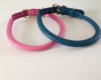 Rolled Leather Collar