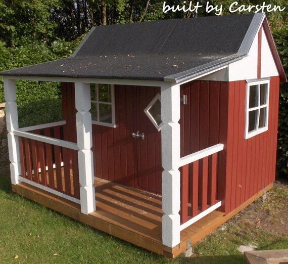 DIY Wendy  House  woodworking plans  by BuildEazy on Etsy