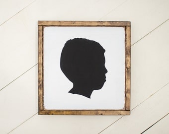 custom silhouette sign