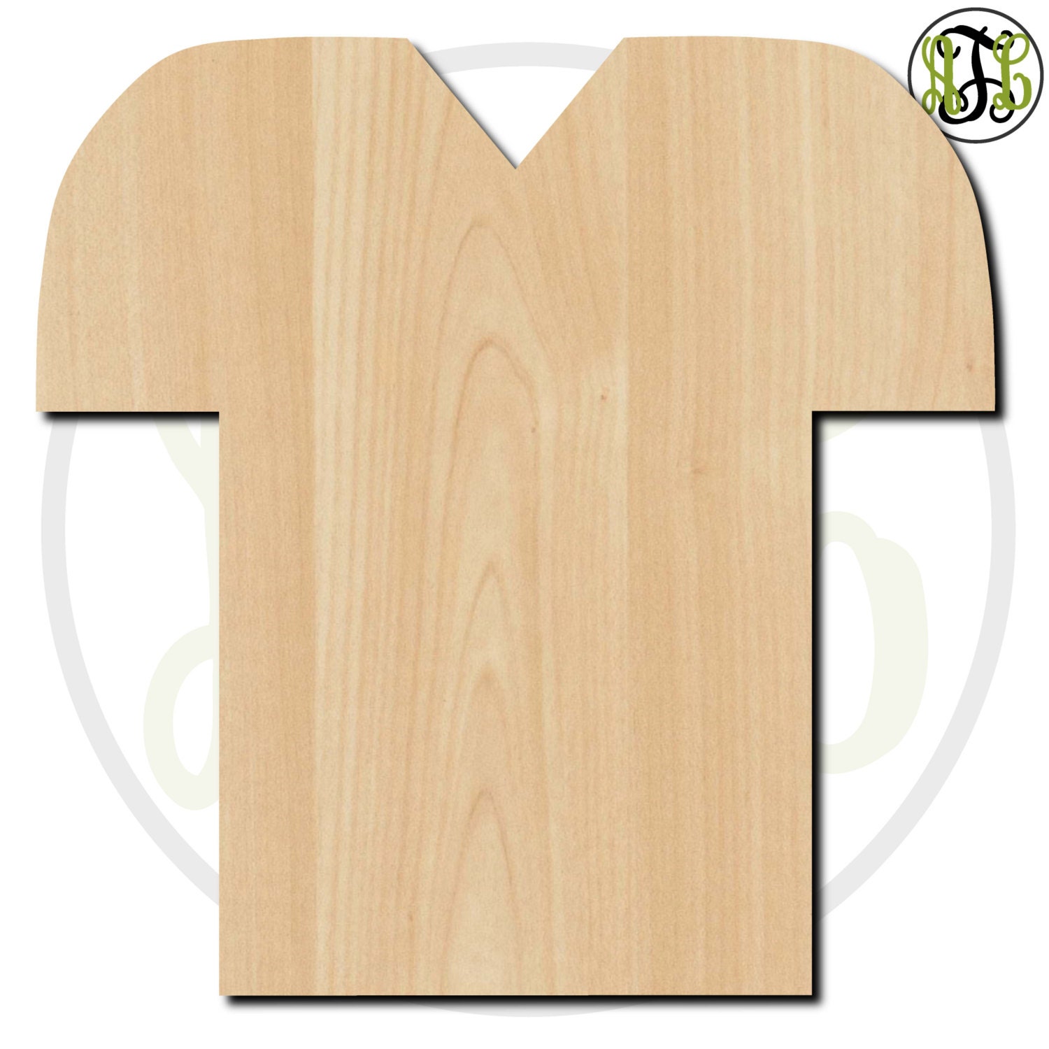 Football Jersey- 1 to 6 Minis- 60005- Small Wood Cutout, unfinished