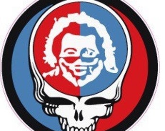 Decal - Grateful Dead Steal Your Face Jerry Garcia decal