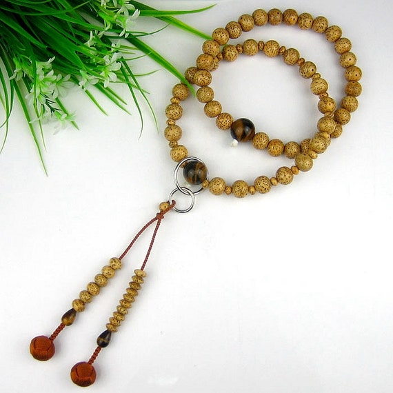 Large Jodo shu Juzu Authentic Japanese Buddhist prayer beads, High