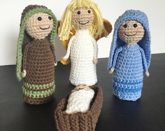 mary and joseph plush dolls