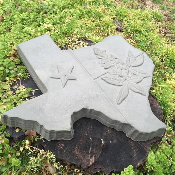 Concrete Mold State of Texas stepping stone mold for