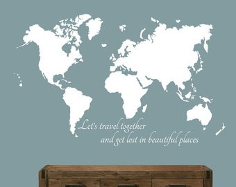 World Map Wall Decor world map wall decor | etsy World Map Wall Decor world map wall decor | etsy