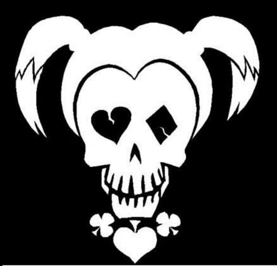 harley-quinn-suicide-squad-skull-vinyl-decal-free-shipping