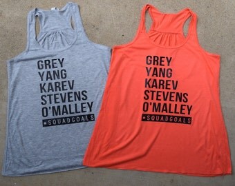 grey's anatomy squad goals shirt