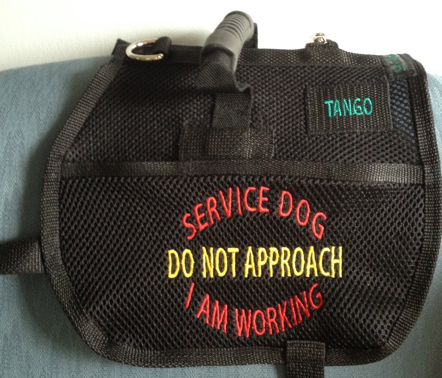 Service Dog Vest/Service Dog in Training with Handle 2