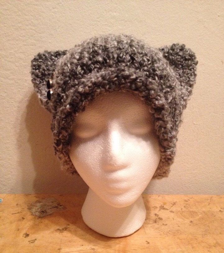 Knit Square Hat by on Etsy