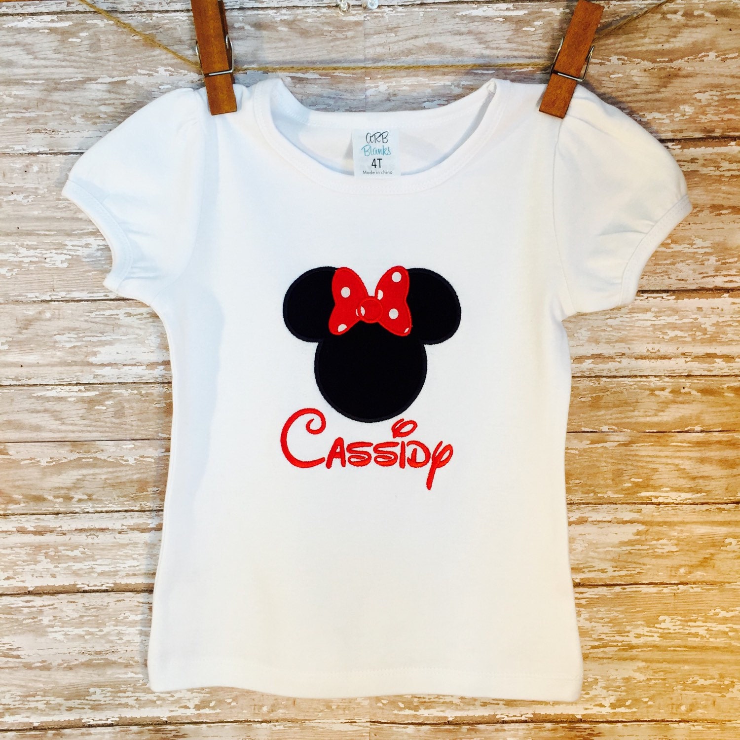 custom minnie mouse shirt