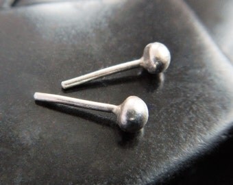 Sterling Silver Stud Earrings - Minimalist Jewelry - Small Stud Earrings - Simple Stud Earrings - Everyday Earrings - Gift for Daughter