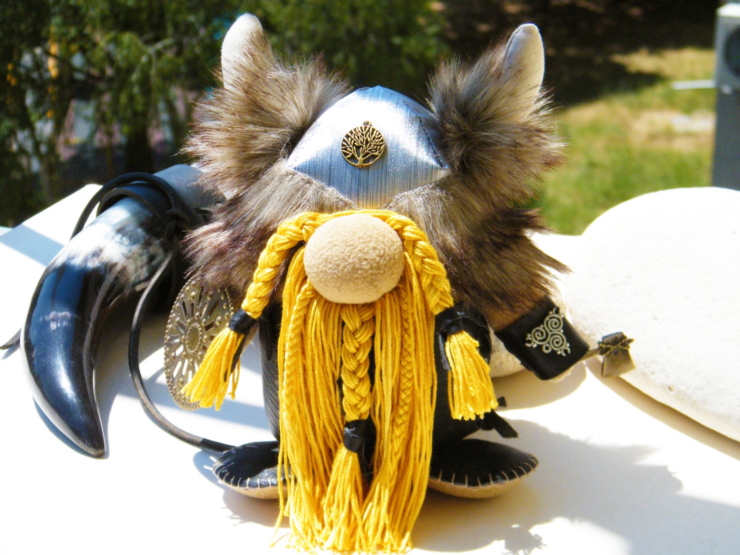 Free Shipping Handmade Viking Stuffed Doll Home by RageRabbit
